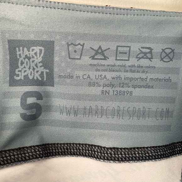 NWT leggings athleisure Hardcore Sport SMALL - Picture 8 of 9